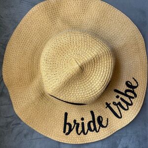 Bride Tribe sun hat, sunglasses, and sash